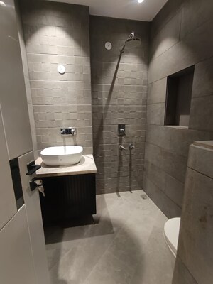 Attached Bathroom in 3 BHK Apartment at Navbharat Apartments, Paschim Vihar – for Rent