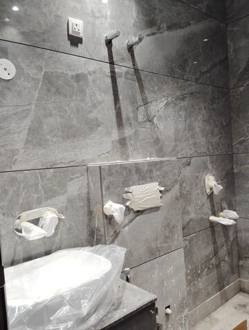 Bathroom in 3 BHK Apartment at Navbharat Apartments, Paschim Vihar – for Rent