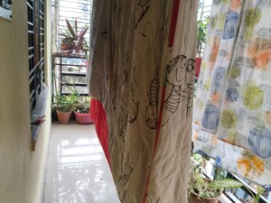 Balcony in 2 BHK Apartment at Kristi Villa, Chinar Park – for Sale