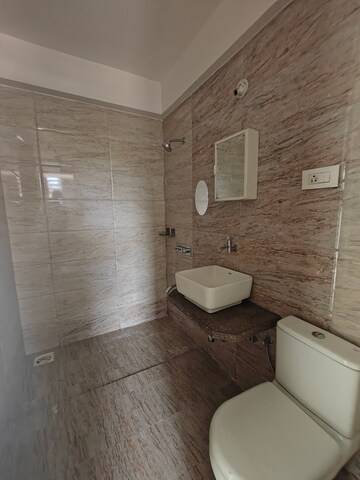 Bathroom in 3 BHK Apartment at Mahaavir Darpan, Nerul – for Rent