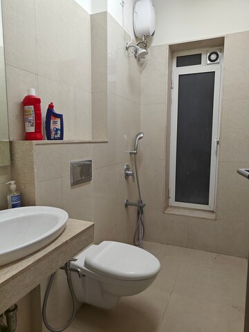Bathroom in 2 BHK Apartment at L & T Seawoods Residences Phase 1 Part A, Seawoods – for Rent