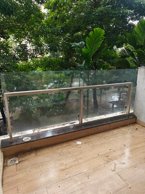 Balcony in 2 BHK Apartment at L & T Seawoods Residences Phase 1 Part A, Seawoods – for Rent