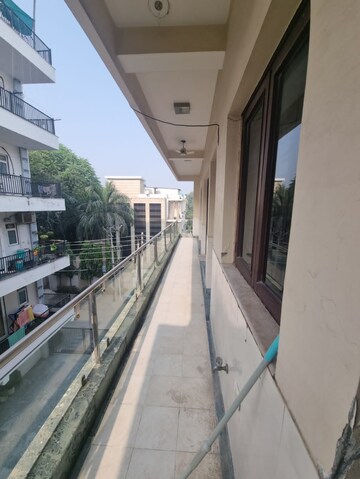 Balcony in 3 BHK Builder Floor at Sector 55 – for Rent