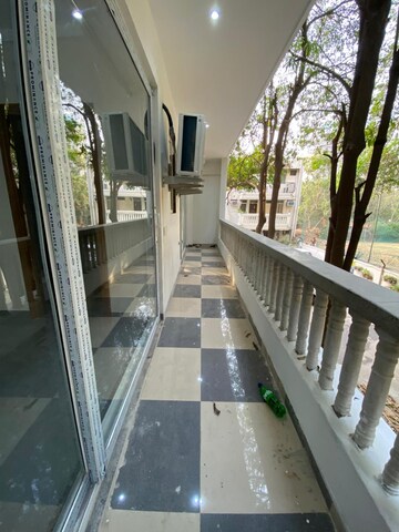 Balcony in 1.5 BHK Builder Floor at Sector 55 – for Rent