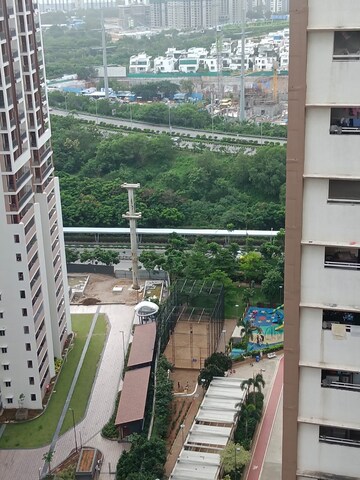 Balcony in 3 BHK Apartment at My Home Avatar, Gachibowli – for Rent