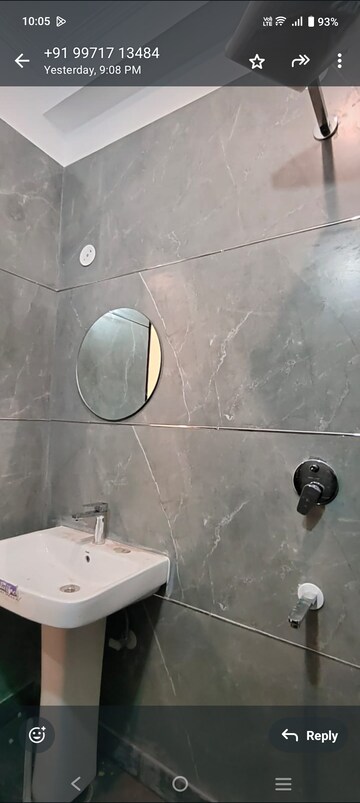 Master Bedroom in 1 BHK Builder Floor at Saket – for Rent