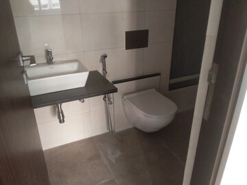 Bathroom in 1 BHK Apartment at Gurukrupa Marina Enclave, Malad West – for Rent
