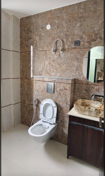 Bathroom in 3 BHK Builder Floor at Vipul World Floors, Sector 48 – for Rent