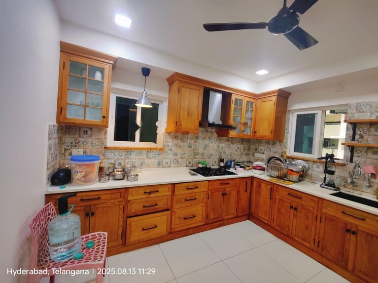 Kitchen, rajapushpa-atria 3 Bedroom 2494 Sq.Ft. Apartment In Gachibowli Hyderabad 9220385