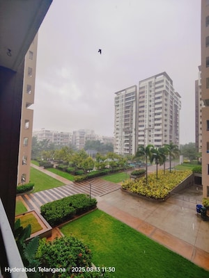 3 BHK Apartment – Garden View at Rajapushpa Atria, Gachibowli - for Rent