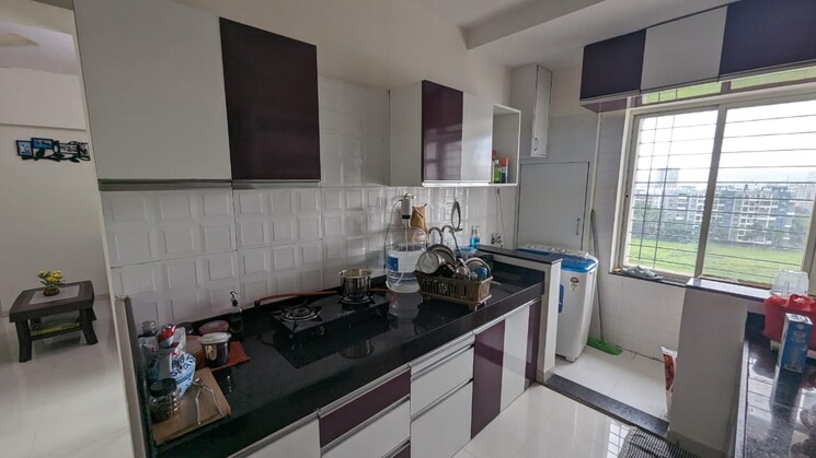 Kitchen, zinnia-elegans 1 Bedroom 628 Sq.Ft. Apartment In Wakad Pune 9220416