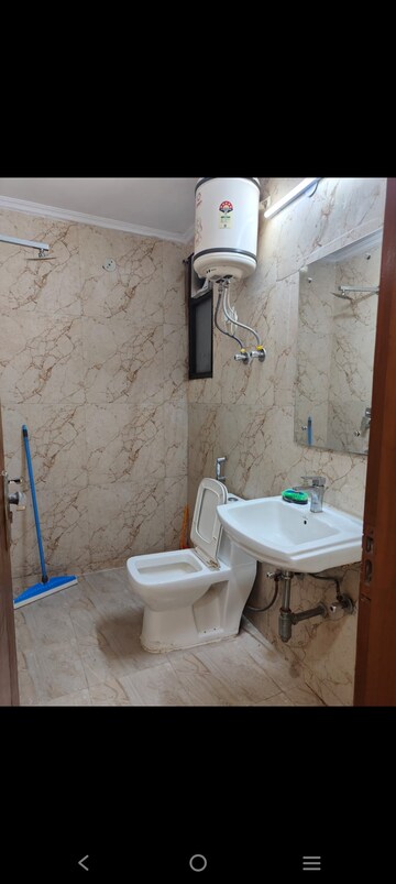Bathroom in 2 BHK Builder Floor at Saket – for Rent