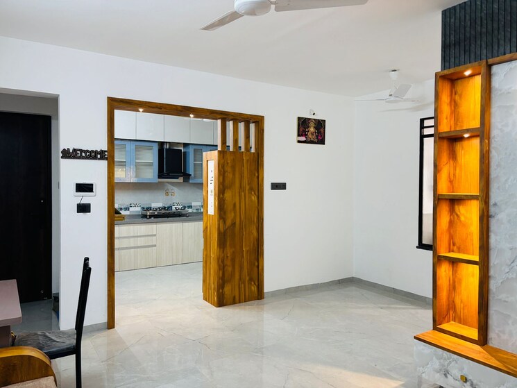 Living Room, unique-youtopia 2 Bedroom 765 Sq.Ft. Apartment In Kharadi Pune 9220429