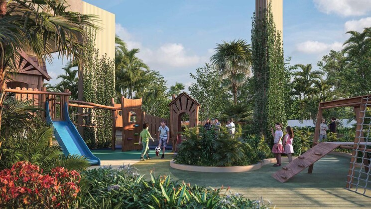 Garden, tvs-emerald-isle-of-trees 3 Bedroom 1819 Sq.Ft. Apartment In Rachenahalli Bangalore 9220440