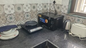 Living Room in 1 BHK Apartment at Ulwe – for Rent