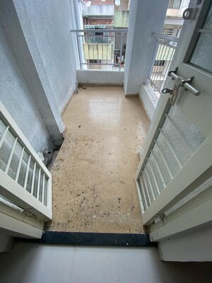 Balcony in 3 BHK Apartment at Pinnac Riverdale Residency, Karve Nagar – for Rent