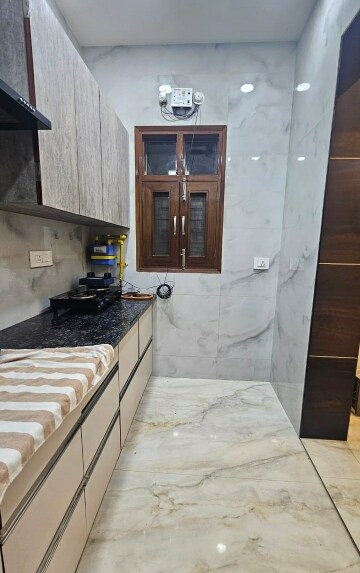 Kitchen in 3 BHK Builder Floor at New Rajinder Nagar – for Rent