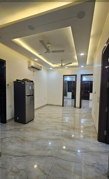 Living Room in 3 BHK Builder Floor at New Rajinder Nagar – for Rent