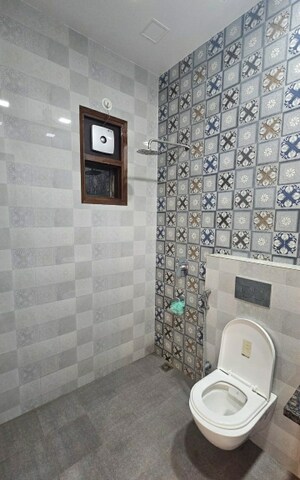 Bathroom in 3 BHK Builder Floor at New Rajinder Nagar – for Rent