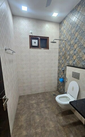 Bathroom in 3 BHK Builder Floor at New Rajinder Nagar – for Rent