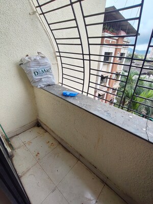 Balcony in 2 BHK Apartment at Mohan Regency, Kalyan West – for Rent