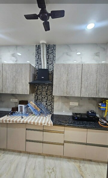 Kitchen in 3 BHK Builder Floor at New Rajinder Nagar – for Rent