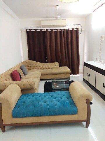 Living Room in 2 BHK Apartment at Dev Leo Tower, Oshiwara – for Rent