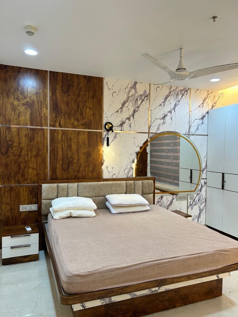 Bedroom, my-home-bhooja 3 Bedroom 2599 Sq.Ft. Apartment In Hi Tech City Hyderabad 9220740