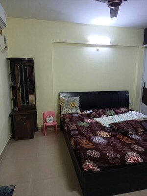 Bedroom in 2 BHK Apartment at Ramky One Kosmos, Gachibowli – for Rent