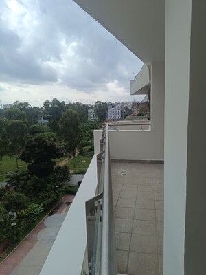Balcony in 2.5 BHK Apartment at Mantri Manyata Lithos, Thanisandra – for Rent