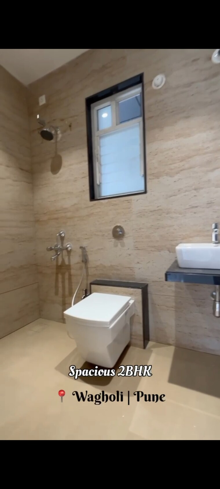 Bathroom, anshul-medora 2 Bedroom 698 Sq.Ft. Apartment In Wagholi Pune 9220917