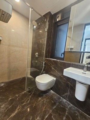 Bathroom in 3 BHK Apartment at Lodha The Park, Worli – for Rent