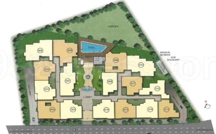 Master Plan, mims-residency 3 Bedroom 1350 Sq.Ft. Apartment In Thanisandra Main Road Bangalore 9221029