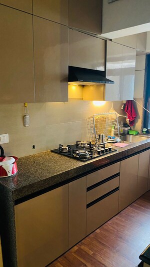 Kitchen in 3 BHK Apartment at Kanakia Rainforest, Andheri East – for Rent