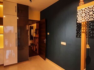 Living Room in 3 BHK Apartment at Kanakia Rainforest, Andheri East – for Rent