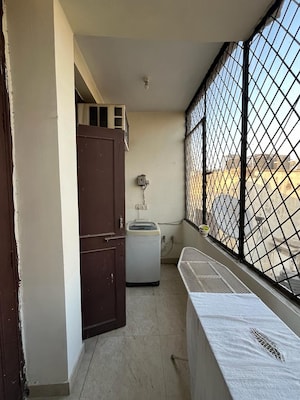 Balcony in 2 BHK Apartment at Sarvodaya Enclave – for Rent