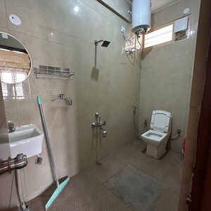 Bathroom in 3 BHK Builder Floor at Banashankari – for Rent