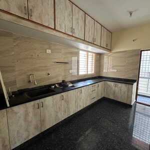 Kitchen in 3 BHK Builder Floor at Banashankari – for Rent