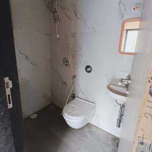 Bathroom in 1 BHK Apartment at Madhav Dham Malad East, Pathan Wadi – for Rent