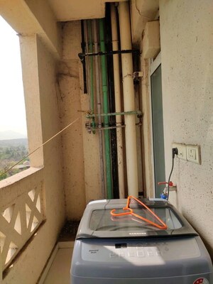 Staircase in 1 BHK Apartment at Hiranandani Fortune City, New Panvel – for Rent