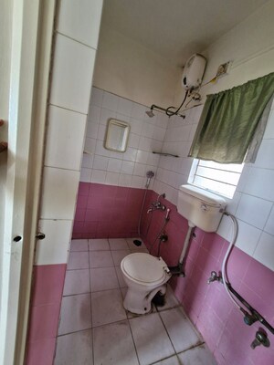 Bathroom in 2 BHK Apartment at Karan Ashiyana, Wadgaon Sheri – for Rent