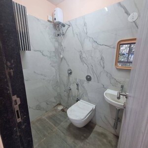 Bathroom in 1 BHK Apartment at Parimal CHS Malad East, Pethe Nagar – for Rent