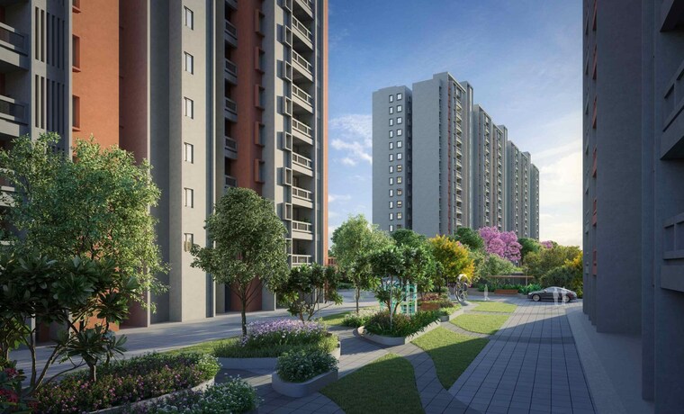 Exterior View, modern-spaaces-engrace 3 Bedroom 1203 Sq.Ft. Apartment In Sarjapur Road Bangalore 9221208