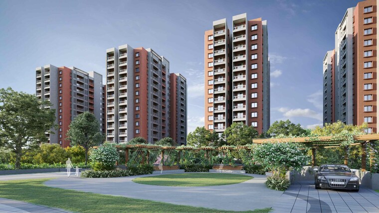 Exterior View, modern-spaaces-engrace 3 Bedroom 1203 Sq.Ft. Apartment In Sarjapur Road Bangalore 9221208