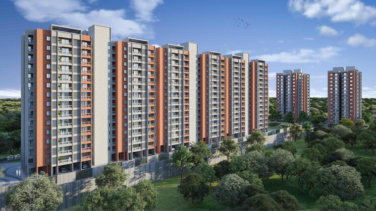 Exterior View, modern-spaaces-engrace 3 Bedroom 1203 Sq.Ft. Apartment In Sarjapur Road Bangalore 9221208