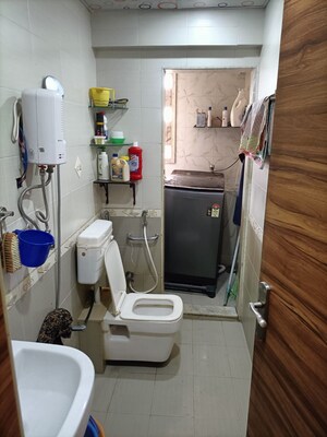 Bathroom in 2 BHK Apartment at Shiv Shrishti CHS, Powai – for Rent