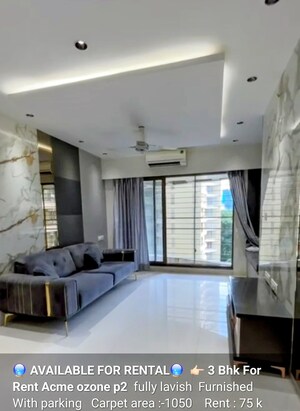 Kitchen in 2 BHK Apartment at Hiranandani Estate Queens Gate, Ghodbunder Road – for Rent