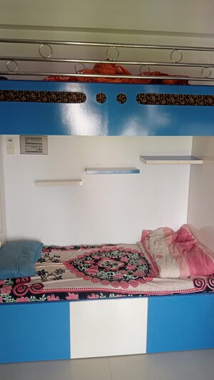 Bedroom in 2 BHK Apartment at Coral Heights, Kavesar – for Rent