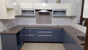 Kitchen in 3 BHK Apartment at Rail Vihar Apartment, Sector 15 – for Rent