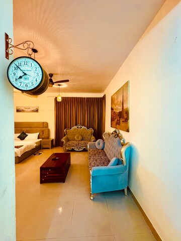 Living Room in 3.5 BHK Apartment at Ansals Celebrity Greens, Sushant Golf City – for Rent